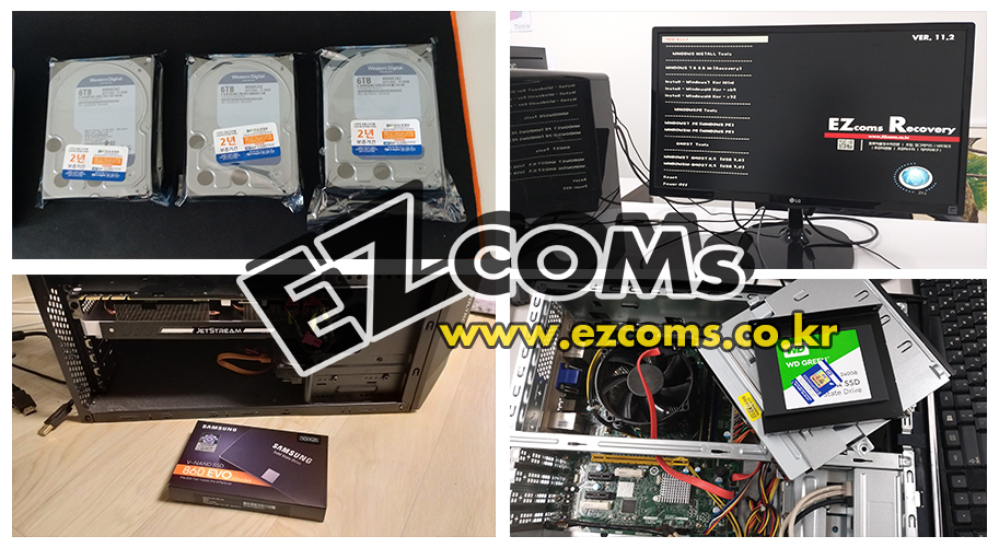 HDD 6TB x3  /  SSD설치 [완료]